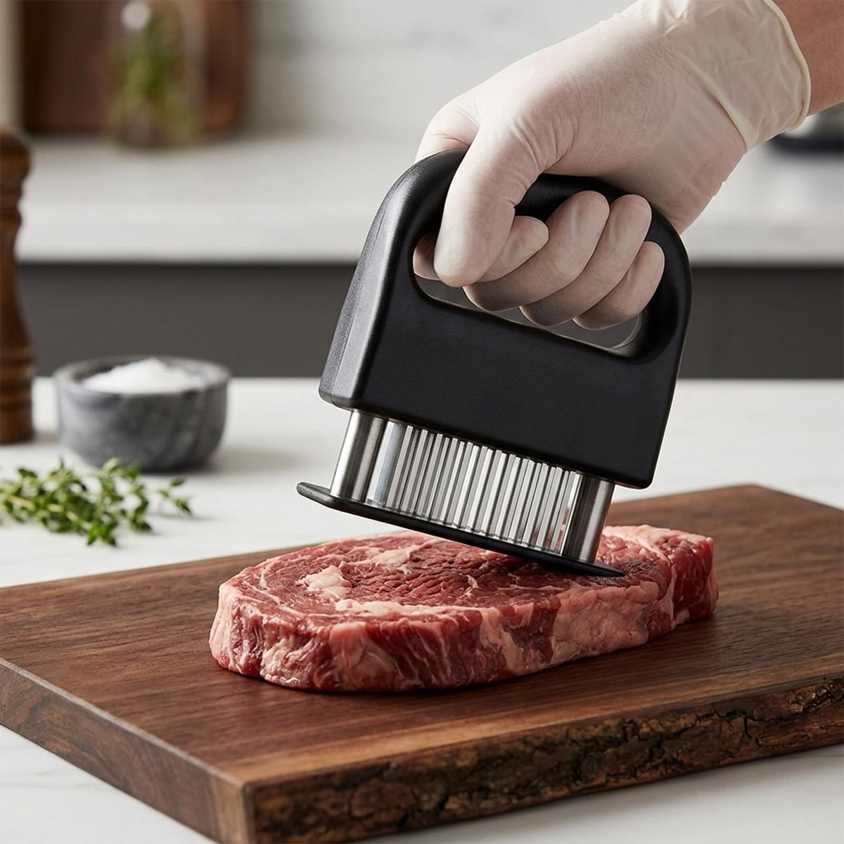 π₯© Meat Tenderizer with 48 Stainless Steel Ultra Sharp Needle Blades
