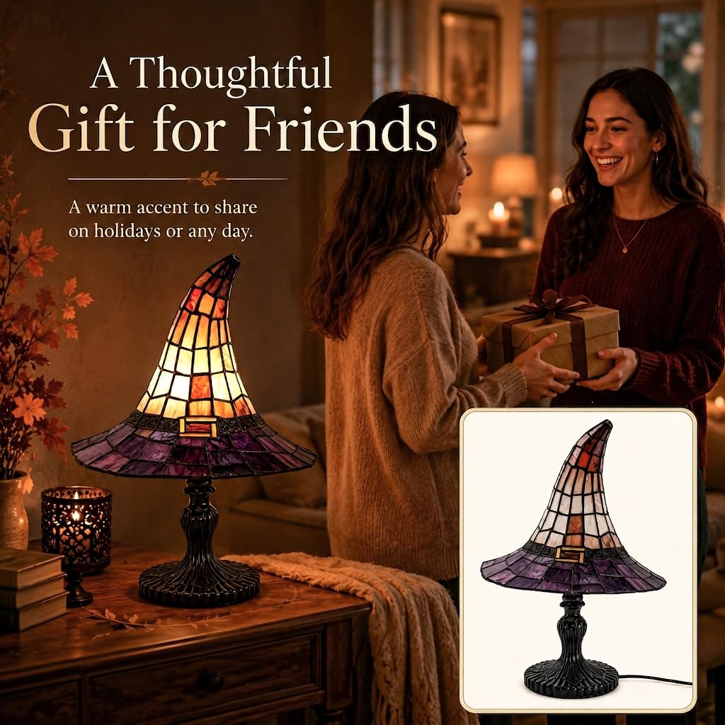 Stained Glass Witch Hat Lam ๐