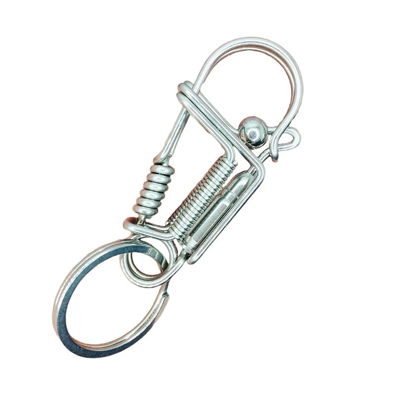 Handmade Stainless Steel Keychain(Free handmade ear pick with purchase)