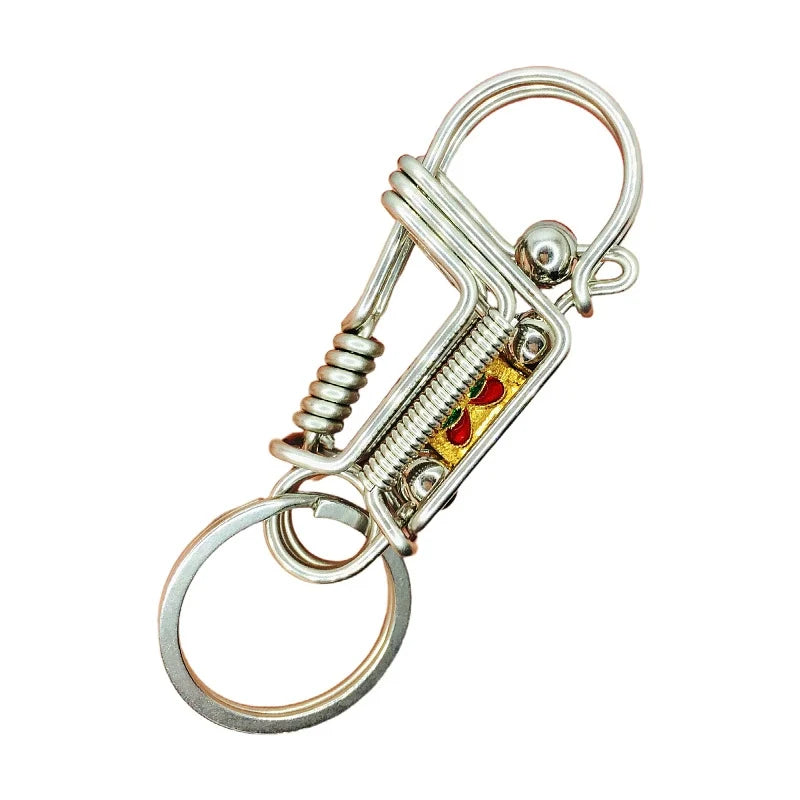 Handmade Stainless Steel Keychain(Free handmade ear pick with purchase)
