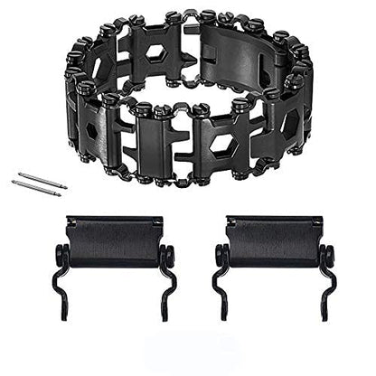 29 in 1 Multitools Stainless Steel Tool Wearable Bracelet for Men Compatible