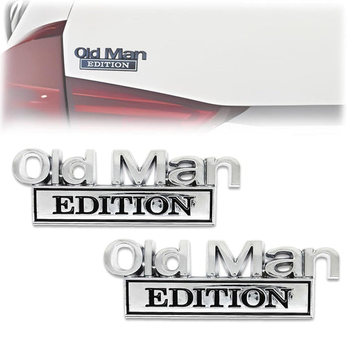 Old Man 👴 Edition Car Emblem