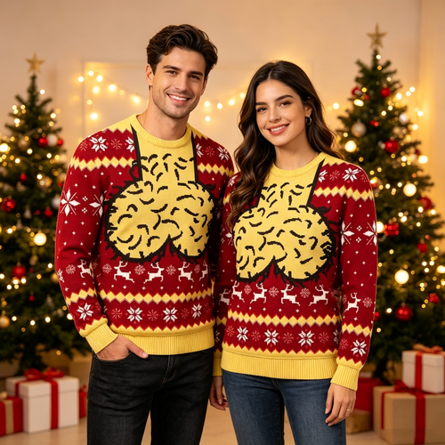 Dirty Ugly Christmas Sweater, Cockmas Holiday Sweater