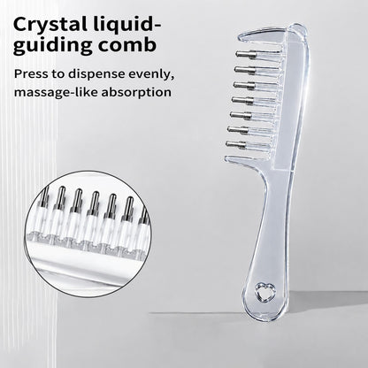 Hair serum applicator comb, hair oil applicator (Three bottles of hair serum are given away for free.)