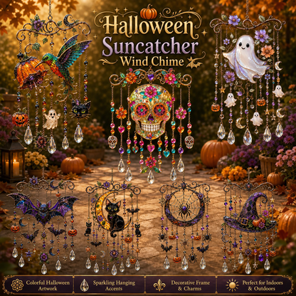 🔥Halloween Suncatcher Wind Chime👻