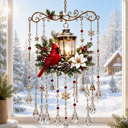 🔥Handmade Christmas Stained Glass Window Hanging🔥