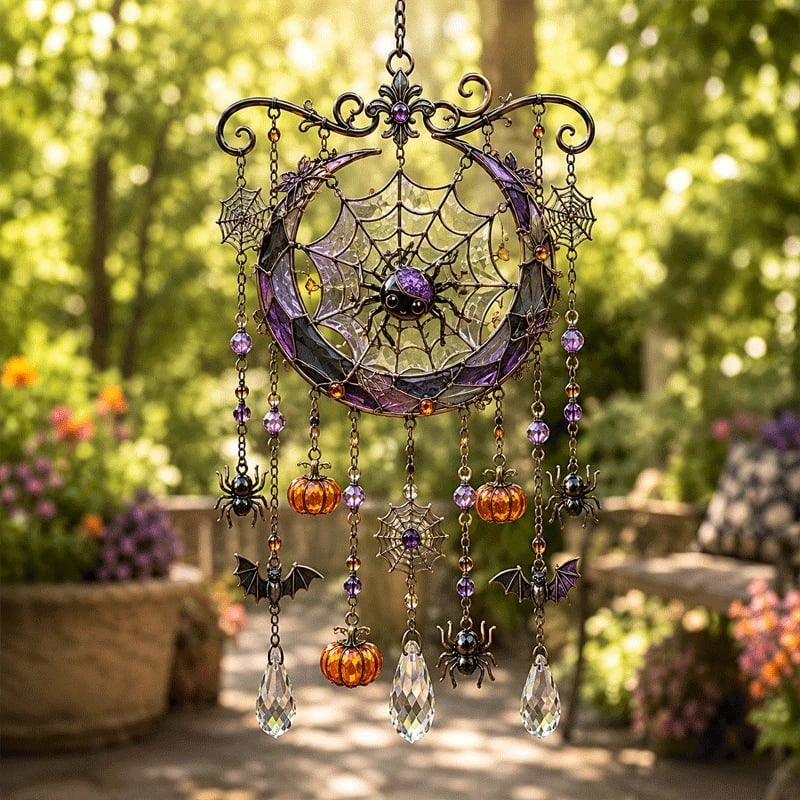 🔥Halloween Suncatcher Wind Chime👻