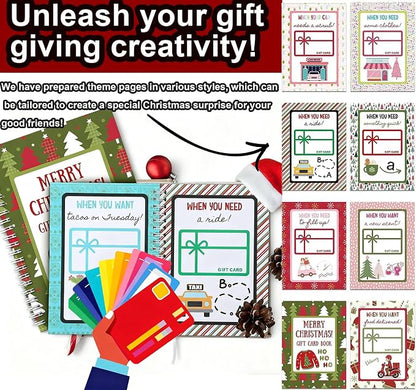 Merry Christmas! Christmas Gift Card Book (Buy 1 Get Free 1)