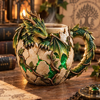 ⏳ Last Day 50% OFF – 🐉 Sculpted Dragon Mug Collection | 6 Fantasy Realm Designs with Raised 3D Dragon Details ☕