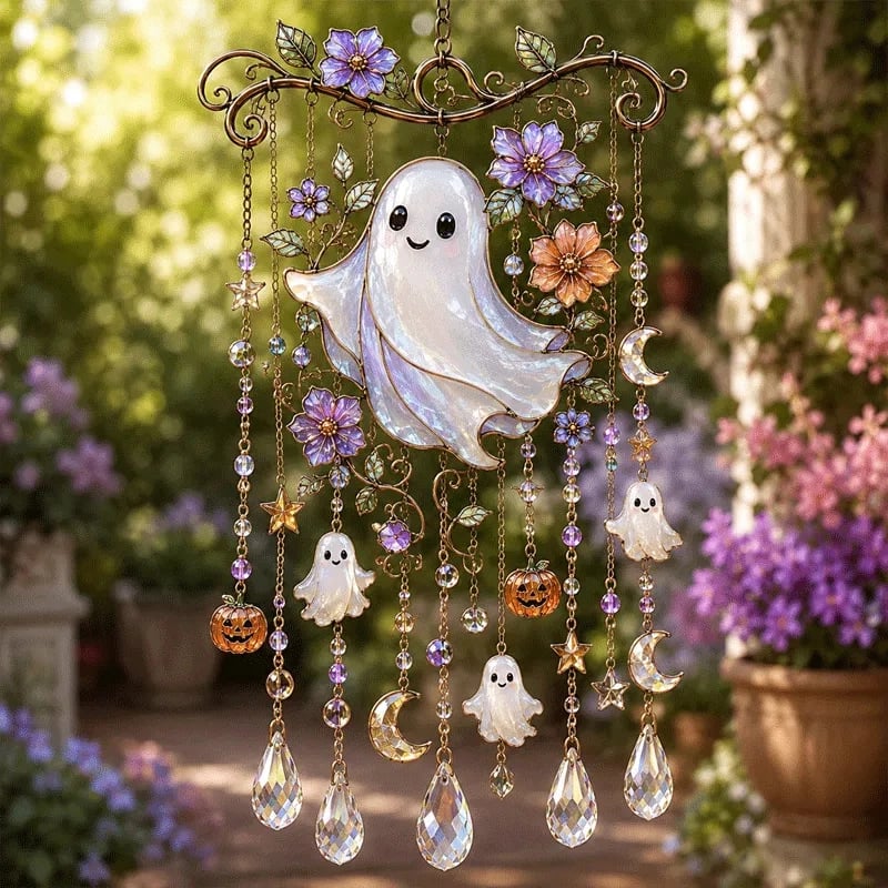 🔥Halloween Suncatcher Wind Chime👻