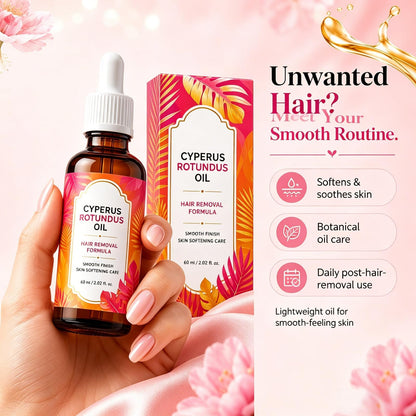 ✅ HER+ 🔥 Cyperus Rotundus Oil for Hair Removal ✨