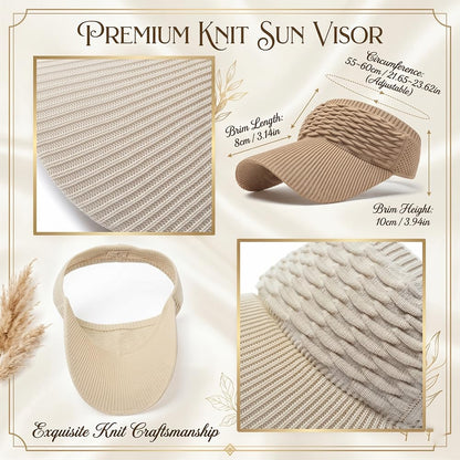 ☀️ Women's High Ponytail Sun Visor Hats 🧢