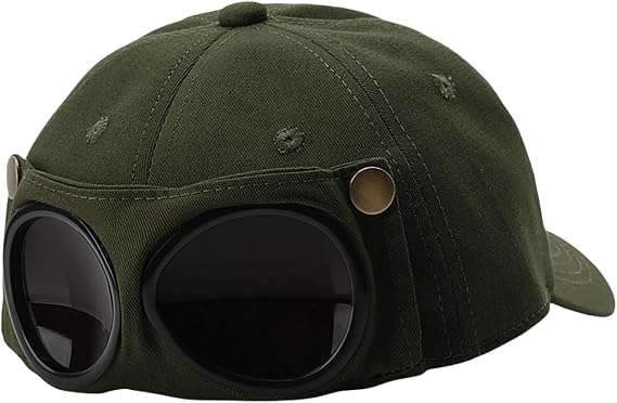Aviator Hat Summer Glasses Peaked Cap