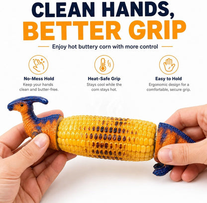 🦖 Funny Dinosaur 🌽 Corn Cob Holders