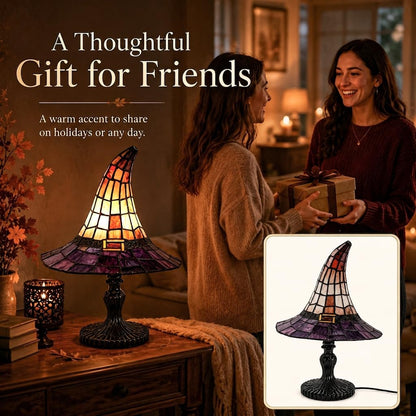 Stained Glass Witch Hat Lam 🎃