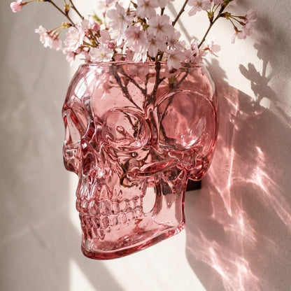 🔥  🔥 Gothic Skull Wall Vase 💀 Hanging Planter for Any Flower 🌸