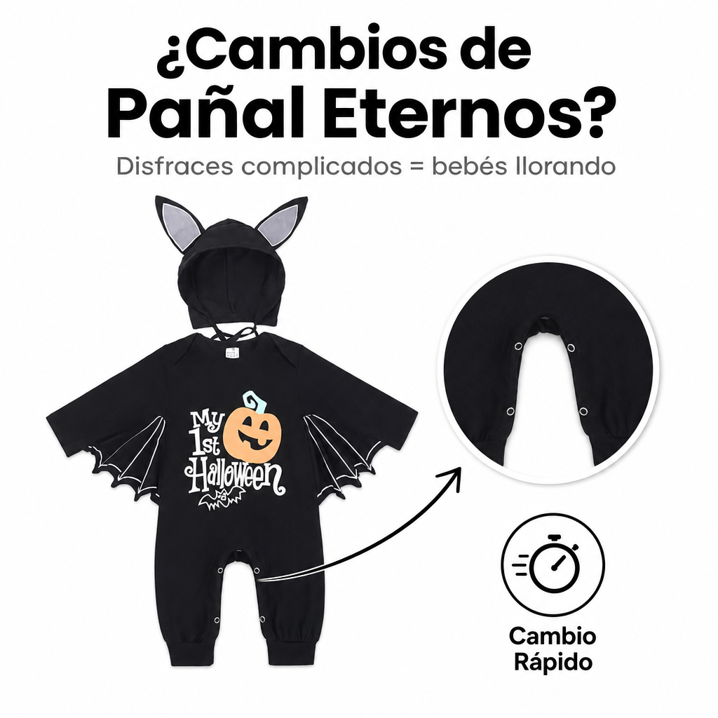 Disfraz de murciélago para Halloween