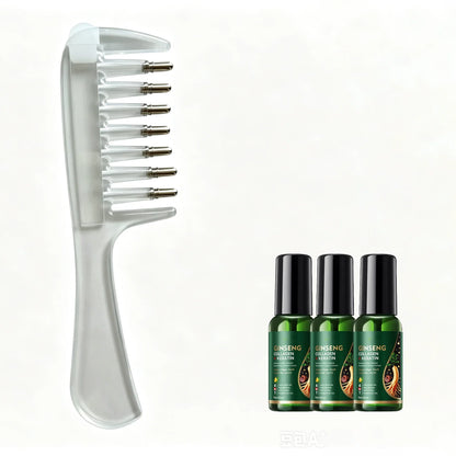 Hair serum applicator comb, hair oil applicator (Three bottles of hair serum are given away for free.)