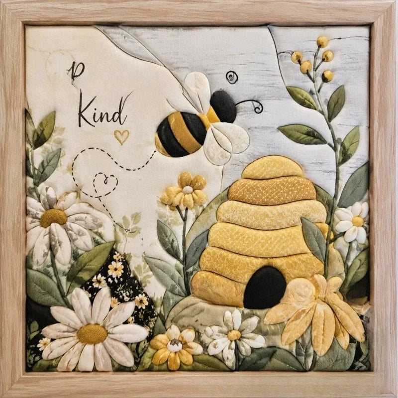 DIY Fabric Art Painting Kit No-Sew Handmade Patchwork