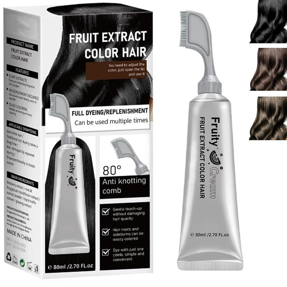 ❤️ Fruit Essence Hair Dyeing Comb 🔥
