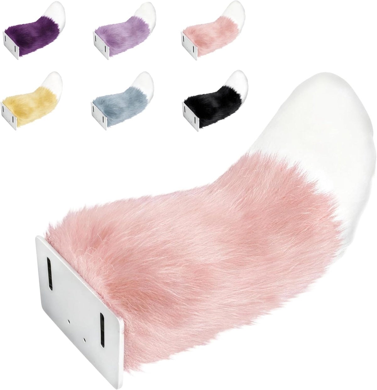 Remote Control Electric Wagging Plush Tail, Cute Animal Trunk Decoration