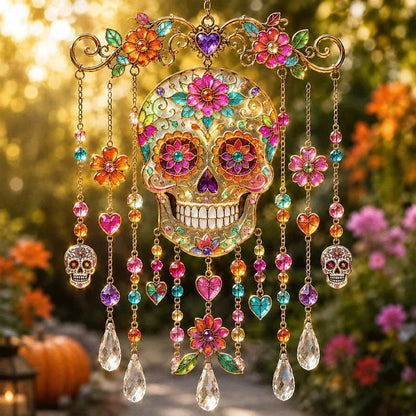 🔥Halloween Suncatcher Wind Chime👻